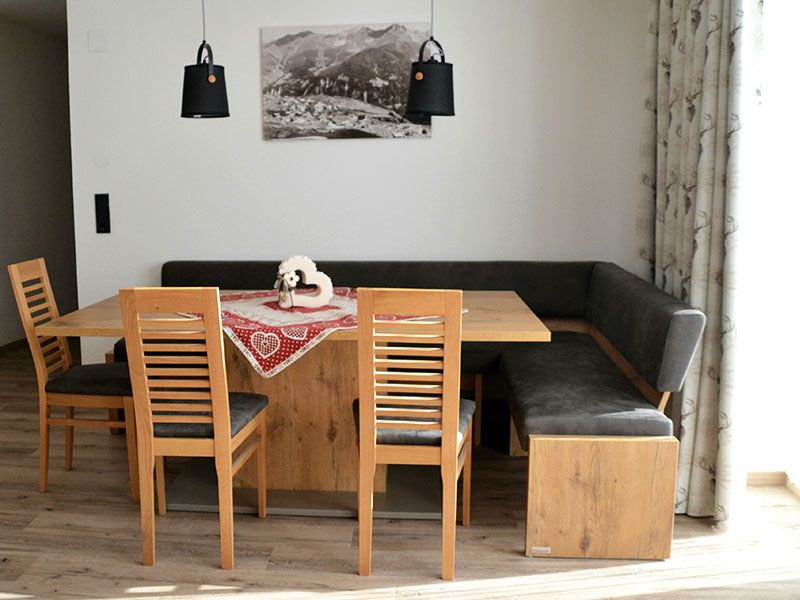 Apartment in Fiss with dining table and bench