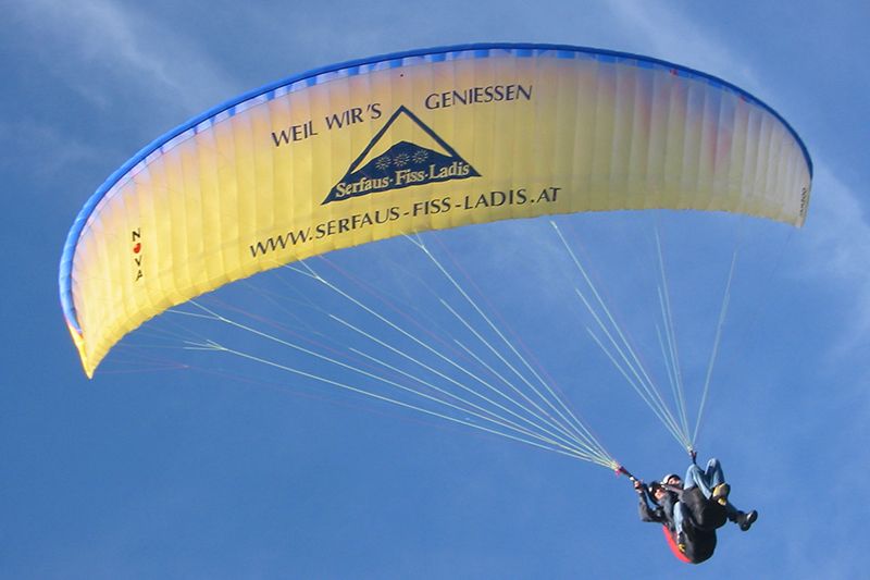 Serfaus Fiss Ladis Paragleiten Action C Www Tandemfliegen Tirol Com